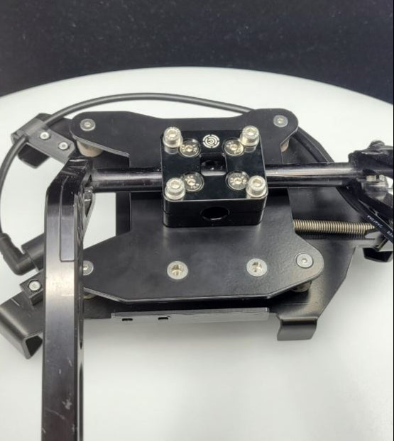 Shows the AMPS M5 mount attached to the Carpe Iter mount.