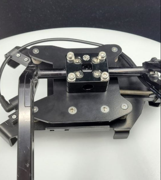 Shows the AMPS M5 mount attached to the Carpe Iter mount.