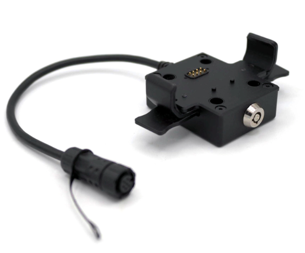 Shows the DMD-T665_Magnetic_Charging_Cradle_-heavy_duty_metal_holder
