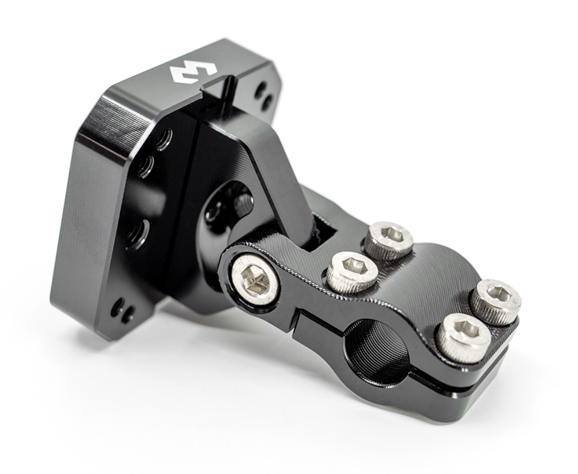 Shows DMD 12mm Short Bracket Mounting point 12 mm bar