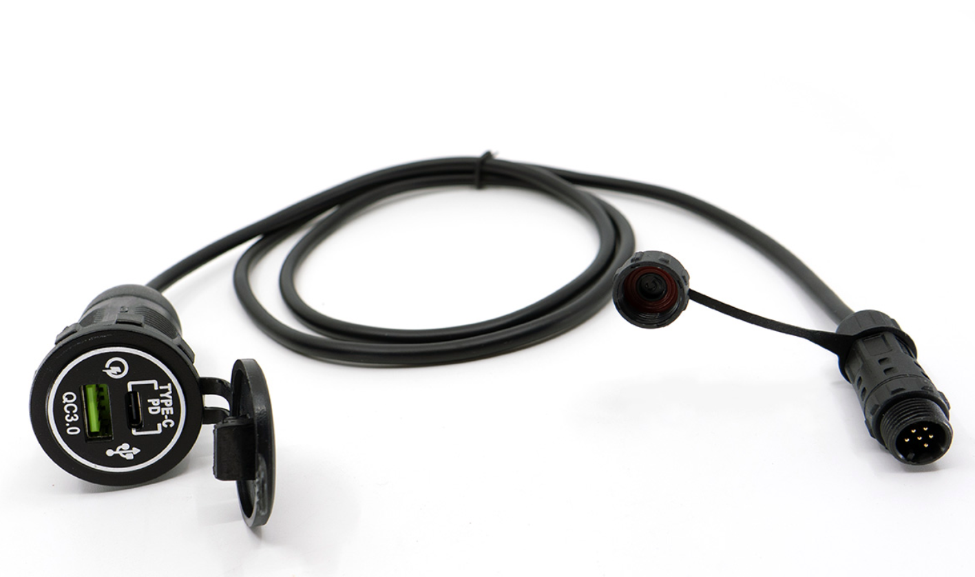 Shows DMD USB Device Charger for T865 Harness