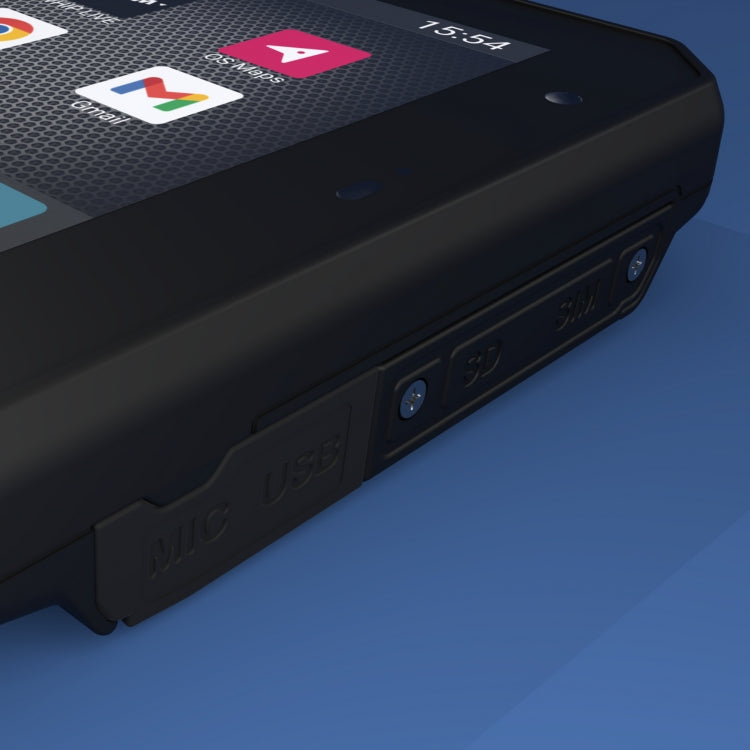 Shows location for mic port and USB-Connector on Caretta