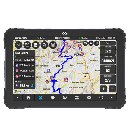 DMD-T865X and DMD-T880X ALL IN ONE GPS NAVIGATION and Roadbook Solution