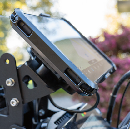 Shows side view of DMD-T865X and DMD-T880X Off-Road Holder