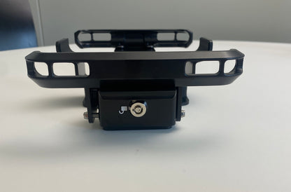 Shows side view from offroad holder for the DMD-T865X and DMD-T880X with lock on the side