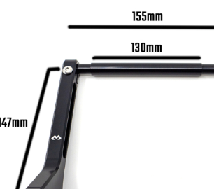DMD 22-28MM LONG HANDLEBAR BRACKET_1 - MotoNavAdventure