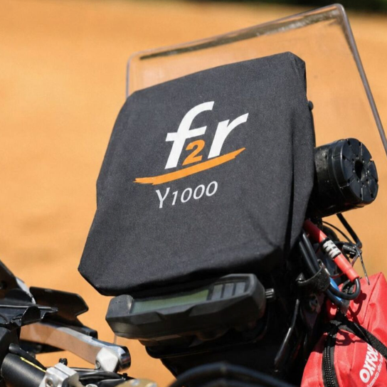 Shows F2R Y1003 Protective Cover mounted on Y1000