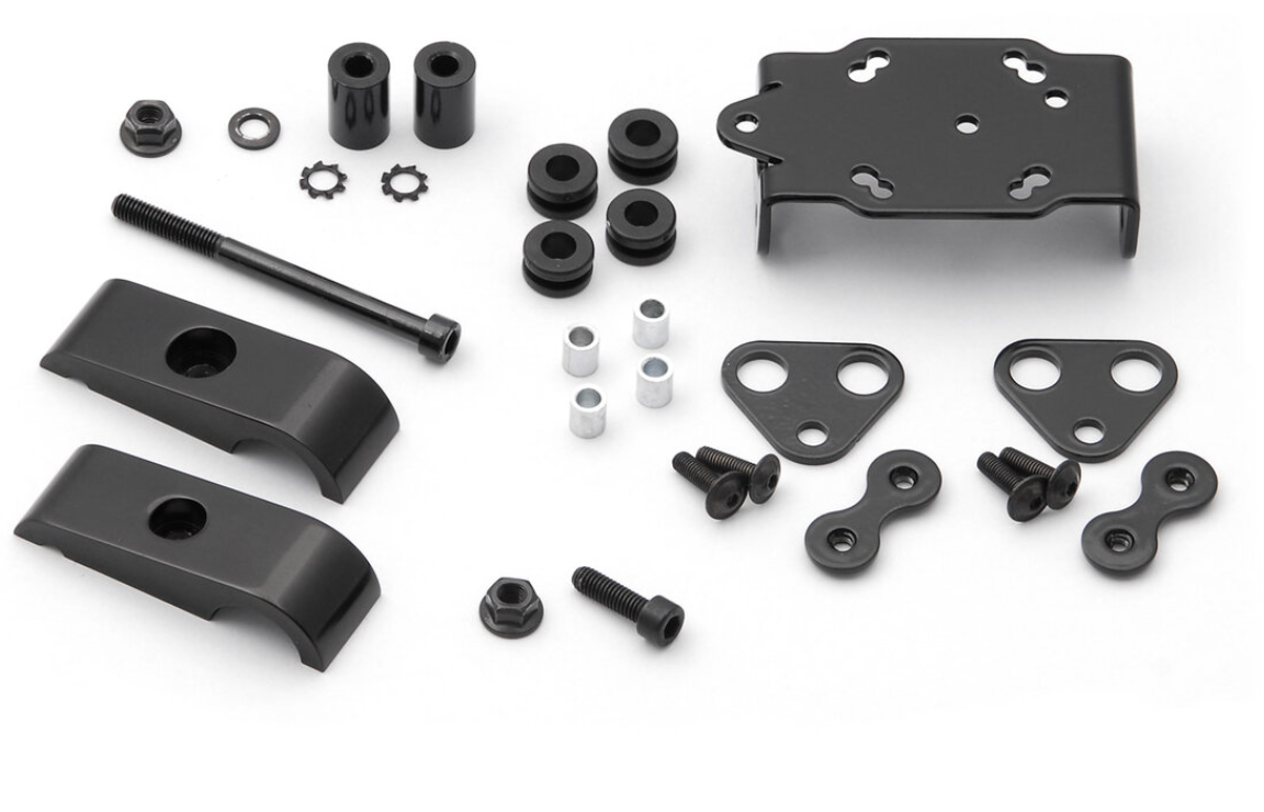 Shows a list of parts for the GPS Mount for 22mm handle bar